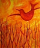 Slavičí píseň / 2011 olej 60 x 70 cm  - prodejné
